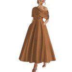 AI-Powered Fashion: Elegant Red Formal Dress for Women
