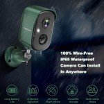 2K Wireless Outdoor Security Camera with AI Alert