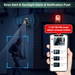 2K Wireless Outdoor Security Camera with AI Alert