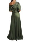 AI-Powered Plus Size Burnt Orange Bridesmaid Dress