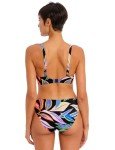 AI-Enhanced Women's Underwire Plunge Bikini Top