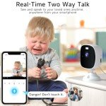 4PC WiFi Indoor Security Cameras with AI Detection