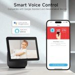 4PC WiFi Indoor Security Cameras with AI Detection