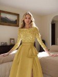 Elegant Sequin A-line Formal Dress for Women