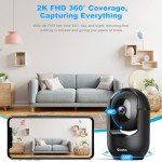 AI-Powered 2K WiFi Indoor Security Camera