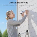 AOSU 4K Wireless Outdoor Security Camera Kit
