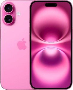 Apple iPhone 16, 128GB, Pink - Unlocked