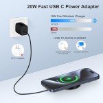 20W Fast Wireless Charger for Motorola and iPhone