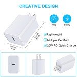 20W USB C Fast Charger for Google Pixel & Samsung