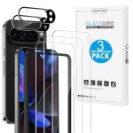 OMOTON 3+2 Pack Google Pixel 9 Pro XL Protectors