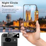 OMOTON 3 Glass Screen Protectors + 2 Camera Lens Protectors