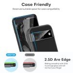 OMOTON 3 Glass Screen Protectors + 2 Camera Lens Protectors