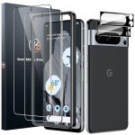 LK 2 Pack Google Pixel 8 Pro Screen Protectors + Lens