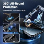 LK 2-Pack Screen & Camera Protectors for Pixel 9 Pro XL