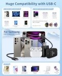 25W Super Fast USB C Charger Block - 2 Pack