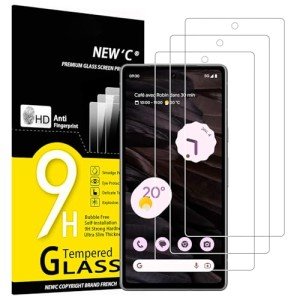 3-Pack Tempered Glass Screen Protectors for Pixel 7a