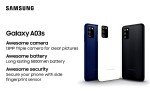 Samsung Galaxy A03s Unlocked Smartphone - 32GB/64GB