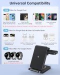 3-in-1 Foldable Wireless Charger for Google Pixel