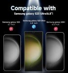 MAGIC JOHN 2-Pack Ceramic Screen Protectors for Galaxy S23 Ultra