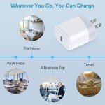Pixel 9 Pro 20W USB-C Fast Charger 2-Pack