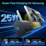 25W Fast USB-C Charger for Samsung Galaxy