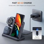 LK 3-in-1 Samsung Wireless Charging Station - Black