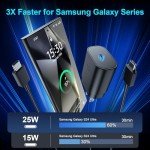 25W Fast USB-C Charger for Samsung Galaxy