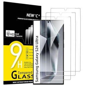 Samsung Galaxy S24 Ultra Tempered Glass Screen Protector 3-Pack
