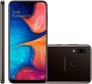 Samsung Galaxy A20 32GB Unlocked Smartphone - Black