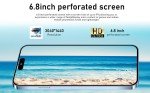 SLICE RED I14 Pro Max Unlocked Smartphone 6.82