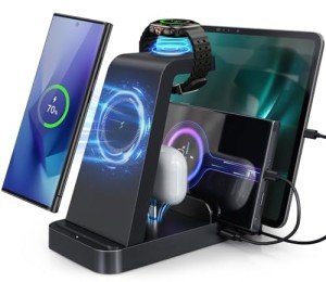 5-in-1 Fast Wireless Charger for Samsung Devices