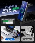 5-in-1 Fast Wireless Charger for Samsung Devices
