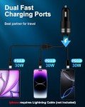 Fast Charging USB-C Car Charger for Pixel Phones