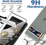3 Pack Tempered Glass Screen Protector for Pixel 7 Pro