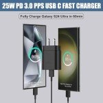 Samsung 25W Fast Charging Cord & 10FT Cable