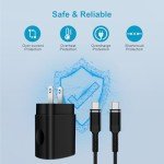 Samsung 25W Fast Charger with 3ft USB-C Cable