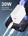 30W Fast USB-C Charger for Google Pixel Devices