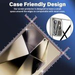 3 Pack Glass Screen & Lens Protectors for Galaxy S25 Ultra
