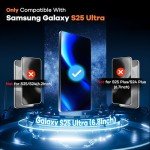 3-Pack Tempered Glass Screen Protectors for Galaxy S25 Ultra
