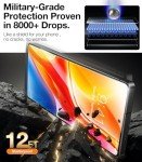 TORRAS 12FT Shatterproof Screen Protector for Galaxy S25 Ultra