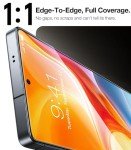 TORRAS 12FT Shatterproof Screen Protector for Galaxy S25 Ultra