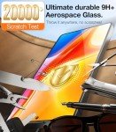 TORRAS 12FT Shatterproof Screen Protector for Galaxy S25 Ultra