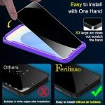 Ferilinso Privacy Screen Protector for Samsung Galaxy S25 Plus