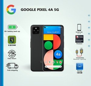 Google Pixel 4A 5G - 128GB Unlocked Black