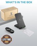 XMANA Fast Qi Wireless Phone Charger for Smartphones