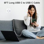 Samsung Fast Charging USB-C Charger with 6FT Cable