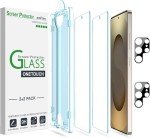amFilm OneTouch Screen & Camera Protector for Galaxy S25 Ultra