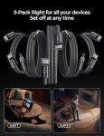 5-Pack 6.6FT USB-C Fast Charging Cable