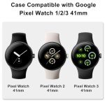 9-Pack Google Pixel Watch Cases with Screen Protectors