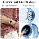 9-Pack Google Pixel Watch Cases with Screen Protectors
